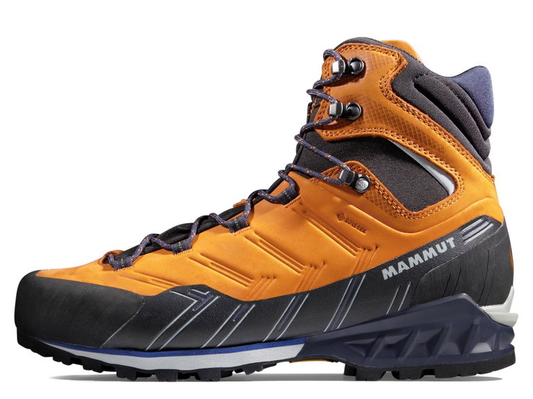 Mammut Wanderschuhe Kento Guide High GTX (Hochtouren-Bergwandern, Nubukleder, wasserdicht) gelb Herren